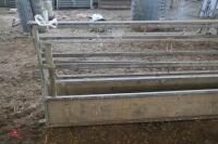 3 X POLDENVALE 15' SHEEP FEED BARRIERS - 9