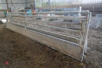 3 X POLDENVALE 15' SHEEP FEED BARRIERS - 11