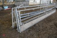 3 X POLDENVALE 15' SHEEP FEED BARRIERS - 12