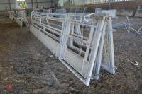 3 X POLDENVALE 15' SHEEP FEED BARRIERS - 11