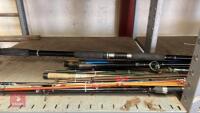 LARGE QUANTITY OF FISHING RODS - 3