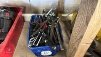 QTY OF SPANNERS + HAND TOOLS - 3