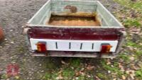 4' X 3' CAR TRAILER C/W LIGHTS - 6