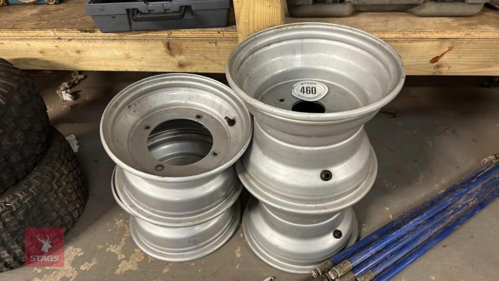 4 RIDE ON LAWNMOWER RIMS