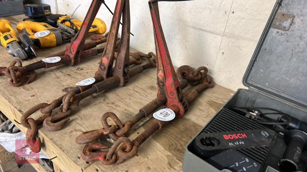 2 CHAIN RATCHET TENSIONERS