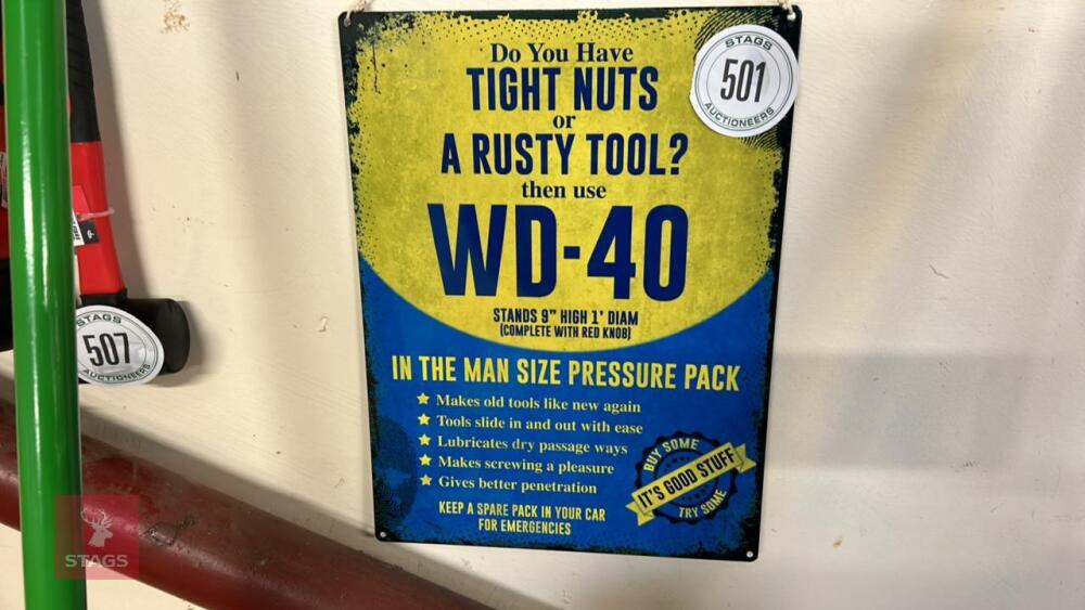 WD-40 SIGN