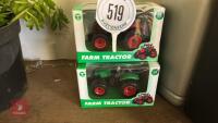 2 SMALL TOY TRACTORS