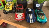 4 TOY CARS