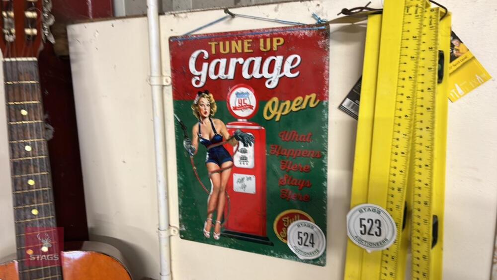 TUNE UP GARAGE SIGN