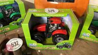 RED TOY TRACTOR