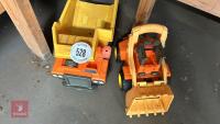 2 TOY DUMPERS FISHER PRICE - 2