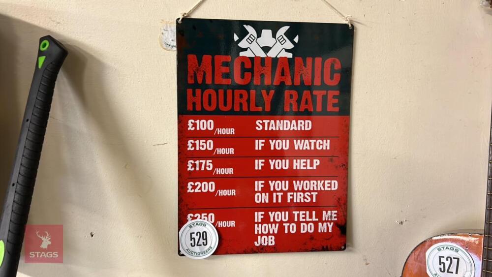 MECHANIC SIGN