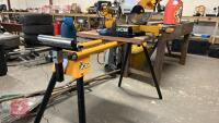 JCB CHOP SAW + ROLLER STAND - 6