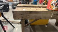 LARGE WOODEN WORK BENCH - 2