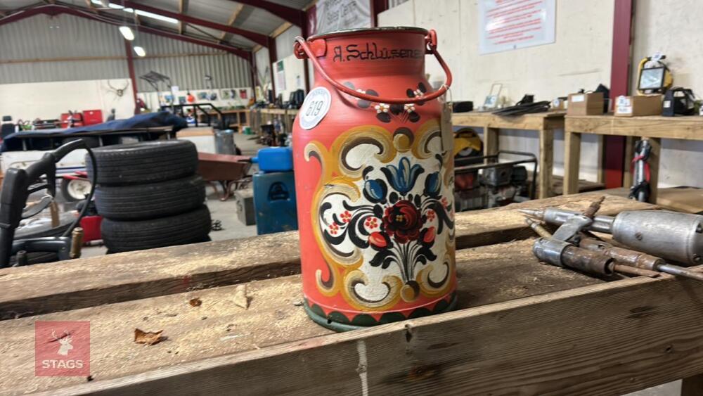 DECORATIVE MILK CHURN