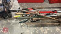 LARGE QTY OF GARDEN TOOLS - 2