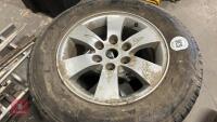 2 MICHELIN 245/65 R17 TYRES + WHEELS - 2