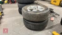 2 MICHELIN 245/65 R17 TYRES + WHEELS - 3