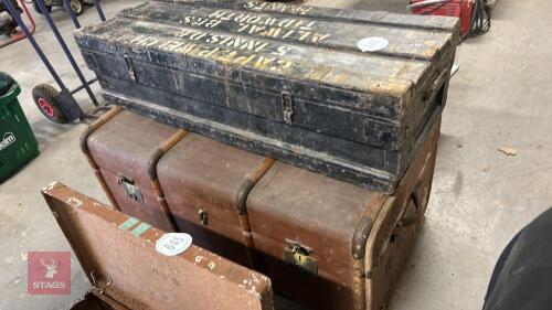 VINTAGE TRAVEL CHESTS