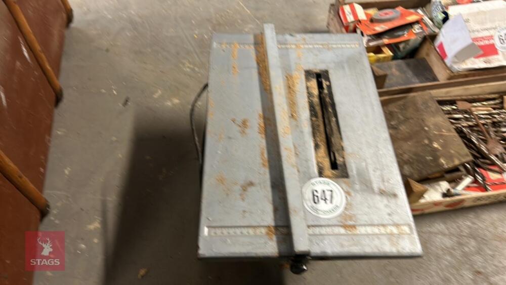 240V TABLE SAW