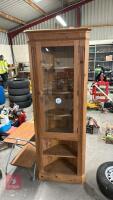 CORNER UNIT DISPLAY CABINET