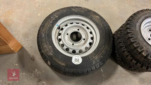 165 R13 WHEEL & TYRE NEW