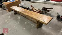 WOODEN BENCH 6'6''