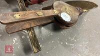 SET OF BELLOWS, HAY KNIFE & SEED FIDDLE - 2