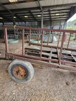 APPROX 10'X6' TRAILER CHASSIS - 16