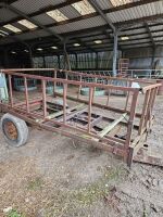 APPROX 10'X6' TRAILER CHASSIS - 17