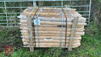 100 X 5' WOODEN STAKES 3-4''