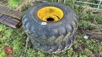 MARSHALL DUNG SPREADER WHEELS & TYRES - 2