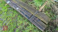 2 x 2.6 METRE RAILWAY SLEEPERS