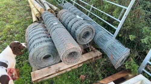 ROLLS STOCK FENCE & DEER FENCE WIRE