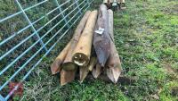 8 X 8' GATE POSTS - 3