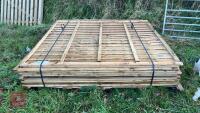 6 X 6 X 6 FENCING PANELS/1 5X6 - 2