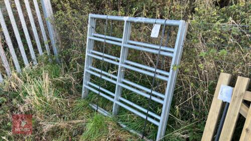 PAIR OF GALV METAL GATES