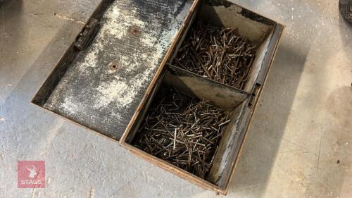 METAL BOX OF NAILS