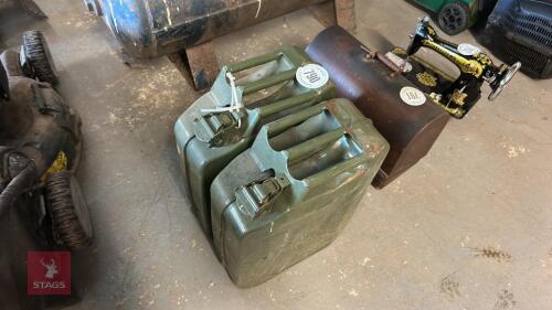 2 JERRY CANS