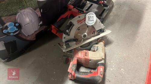 MILWAUKIE CIRCULAR SAW + DRILL