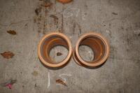 2 X 110MM 15 DEGREE BENDS (26) - 2