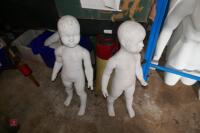 PAIR OF CHILD MANNEQUINS - 4