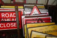 LRG QTY OF ROAD SIGNS & HOLDERS - 7