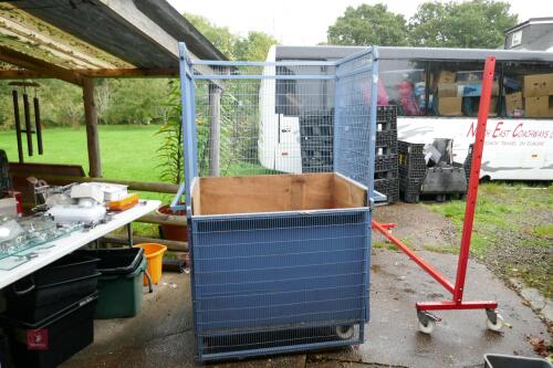 LARGE WHEELED STILLAGE & CAGE