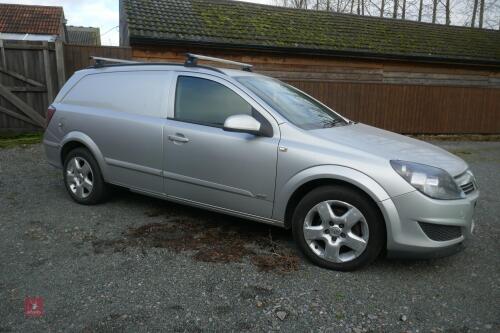 2008 VAUXHALL ASTRA VAN 1.7CDTI VAN