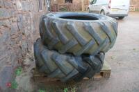 2 X 15.5/80-24 TYRES - 5