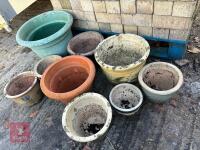 SELECTION OF GARDEN POTS - 3