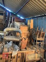 SELECTION OF WOODEN FURNITURE - 4