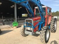 1981 MASSEY FERGUSON 590 4WD TRACTOR C/W LOADER - 4