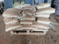 PALLET OF SAND BLASTING SAND